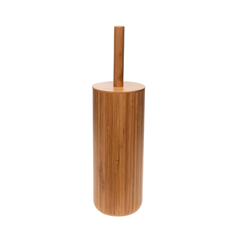 Bath Bliss rounded natural bamboo toilet bowl brush adds discreet cleanliness to your bathroom.
