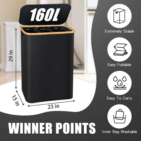 Bathola hampers dirty-clothes-storage keeps bedroom organized and tidy.