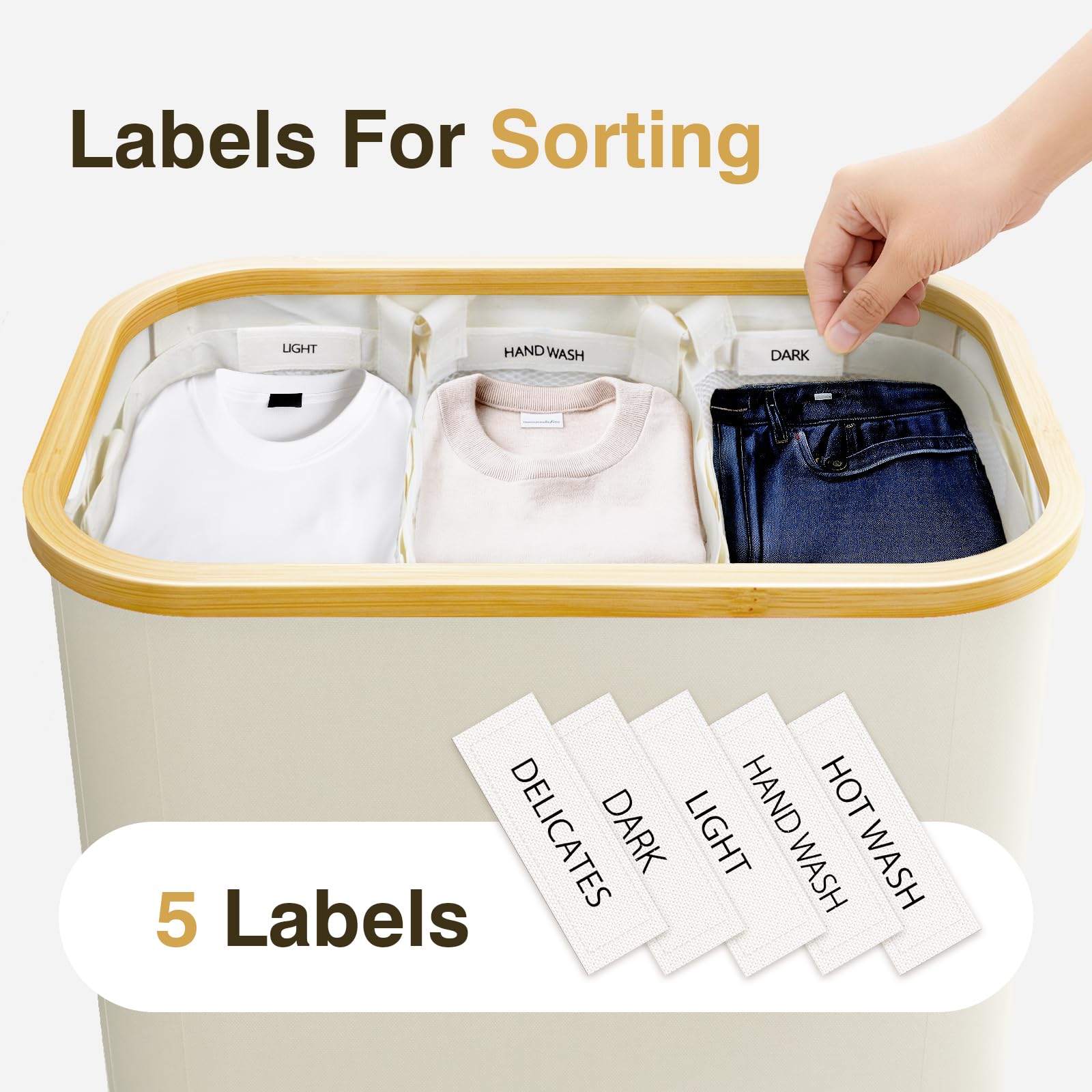 Bathola removable inner bags for simple washing and cleaning