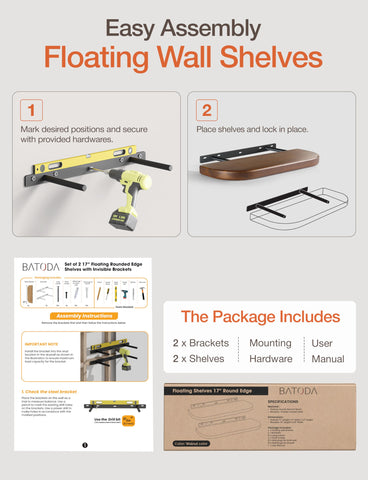 BATODA easy-install system with included hardware for DIY enthusiasts.