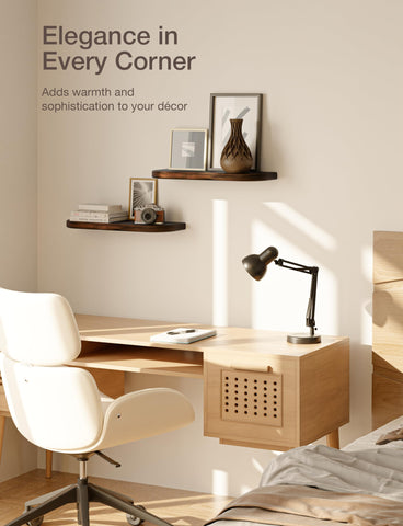 BATODA floating shelf supports up to 100 lbs for heavy items.