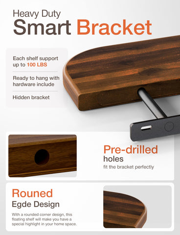 BATODA wall brackets in electrostatic finish provide sturdy, seamless mounting.