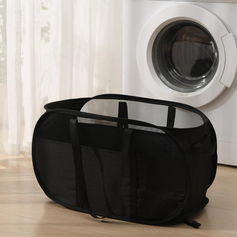 BATTOO easy carry pop-up hamper ideal for dorms and trips