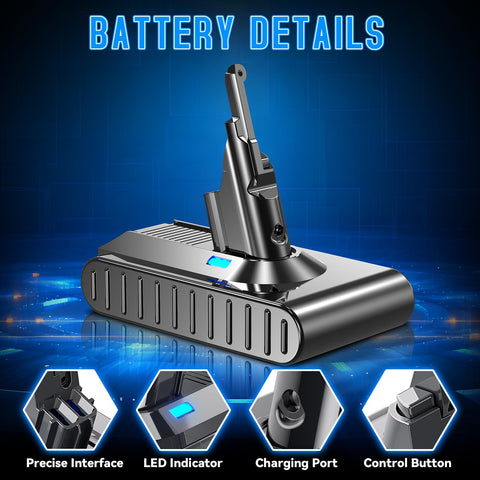 BATTOOL V8 battery compatibility chart highlights SV10 and V8 models