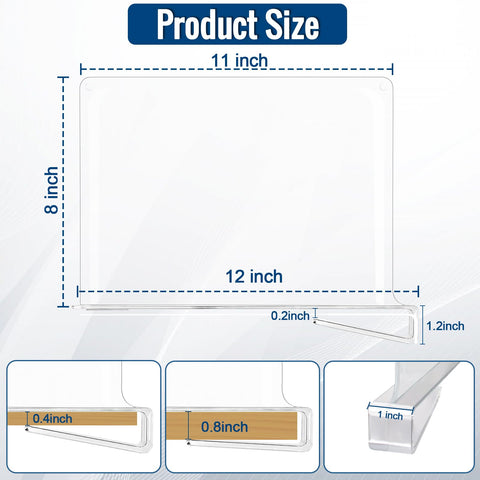 BAUMFEUER clear shelf divider in kitchen shelf for tidy storage