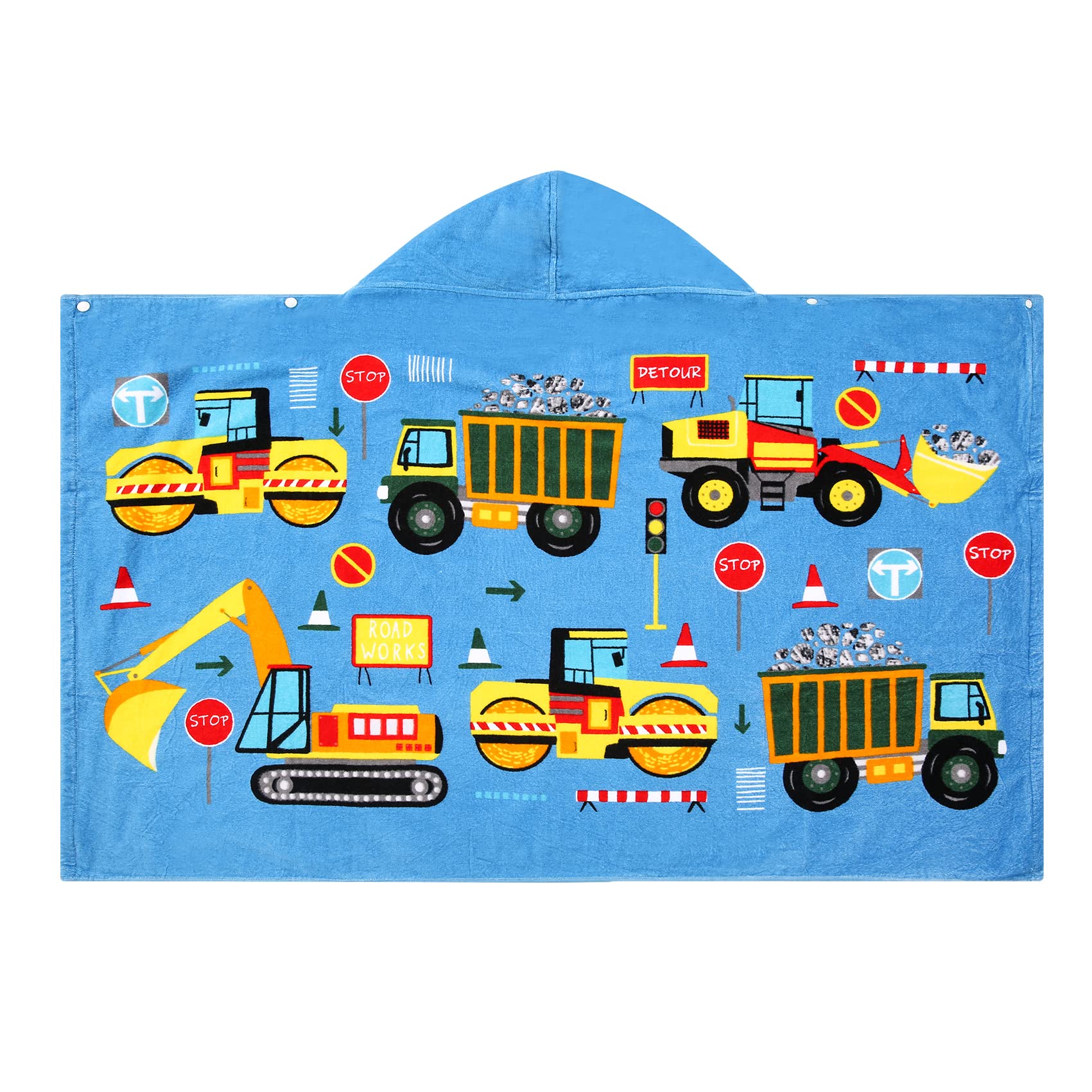 Bavilk kids hooded towel soft cotton fibers for gentle skin.