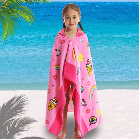 Bavilk kids towel UPF 50+ protection and skin-friendly pH.