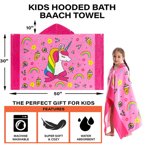 Bavilk kids towel sized 76x127 cm for children and teens.