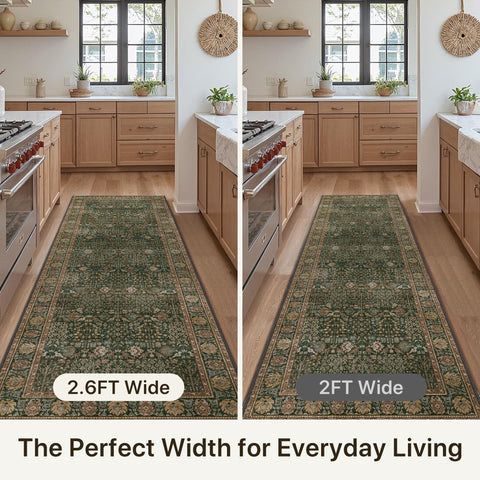 Bavni vintage floral pattern rug adds timeless style