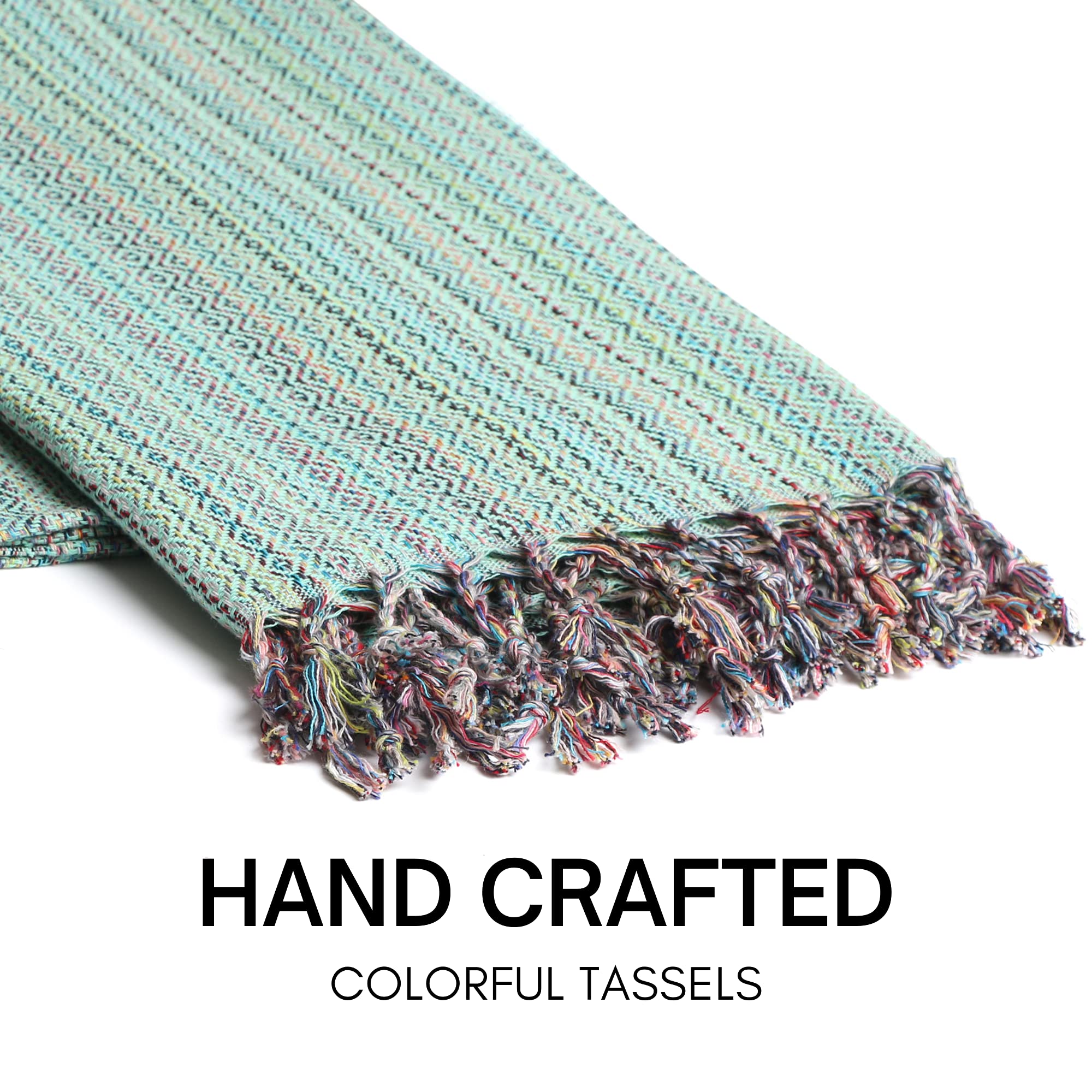 Bay Laurel lightweight travel towel packed compactly for luggage.