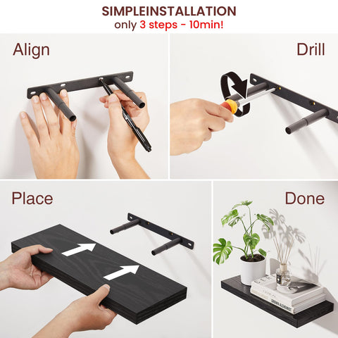 Bayka easy-installation packaging demonstrates quick setup with all hardware.