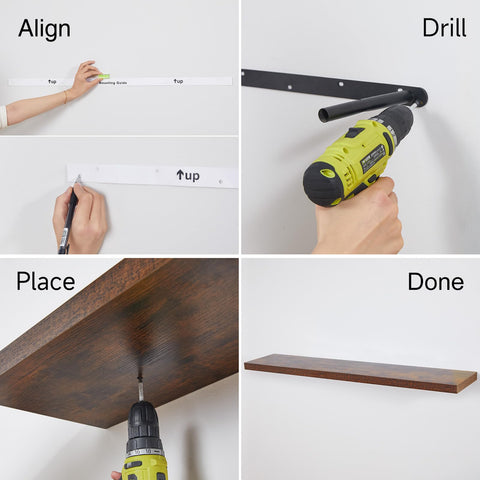 BAYKA quick-install kit helps mounting on wood or brick walls