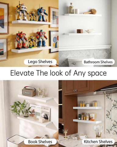 Bayka kitchen shelf displaying spices and small items.