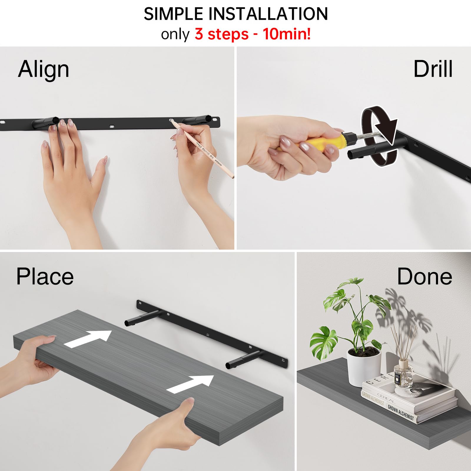 Protective sealant on BAYKA shelves to reduce warping over time