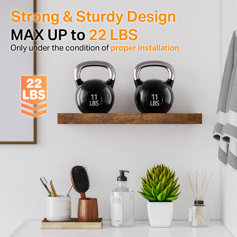 Bayka kitchen decor display shelves keeps spices and mugs organized