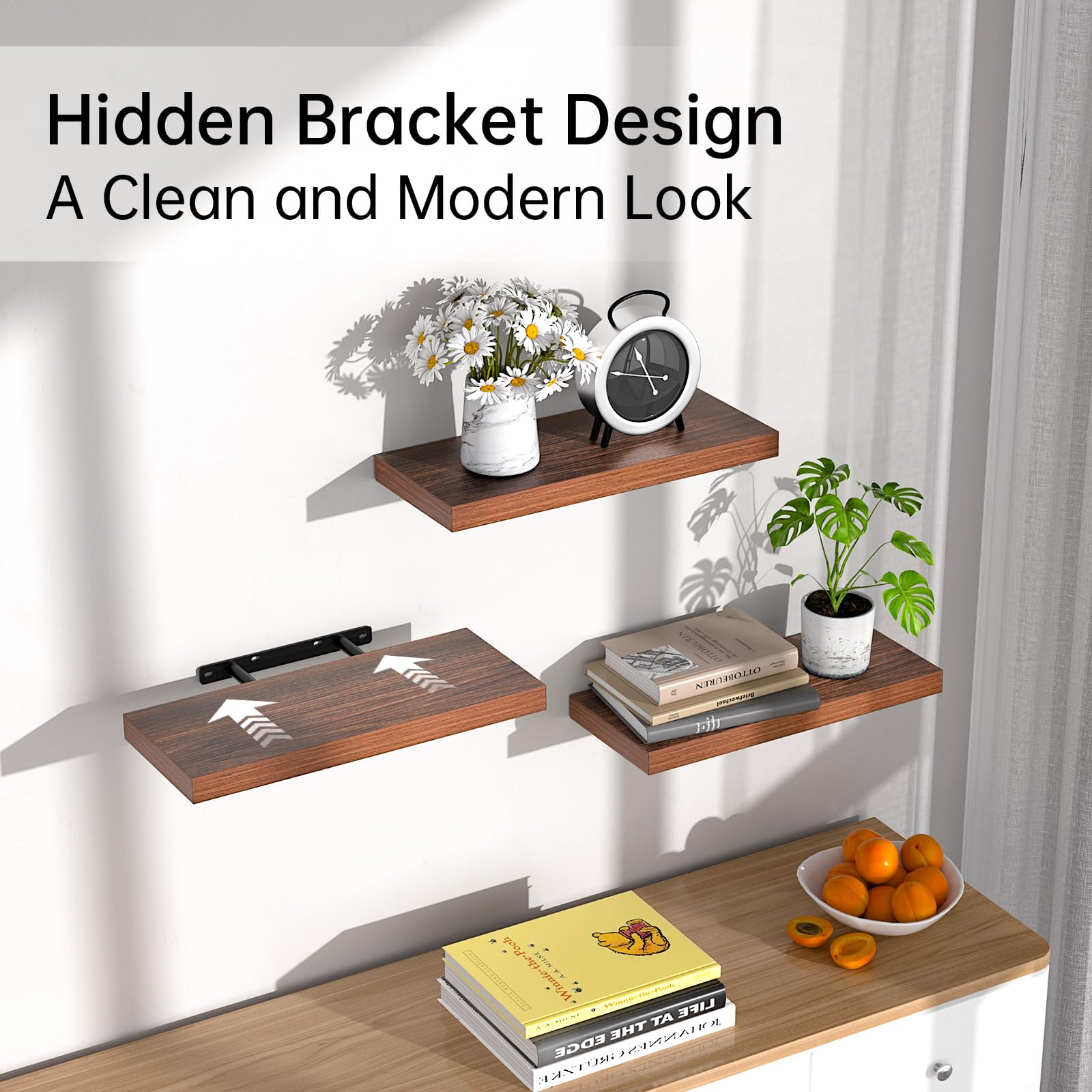 BAYKA kitchen shelf for compact storage and decor organization
