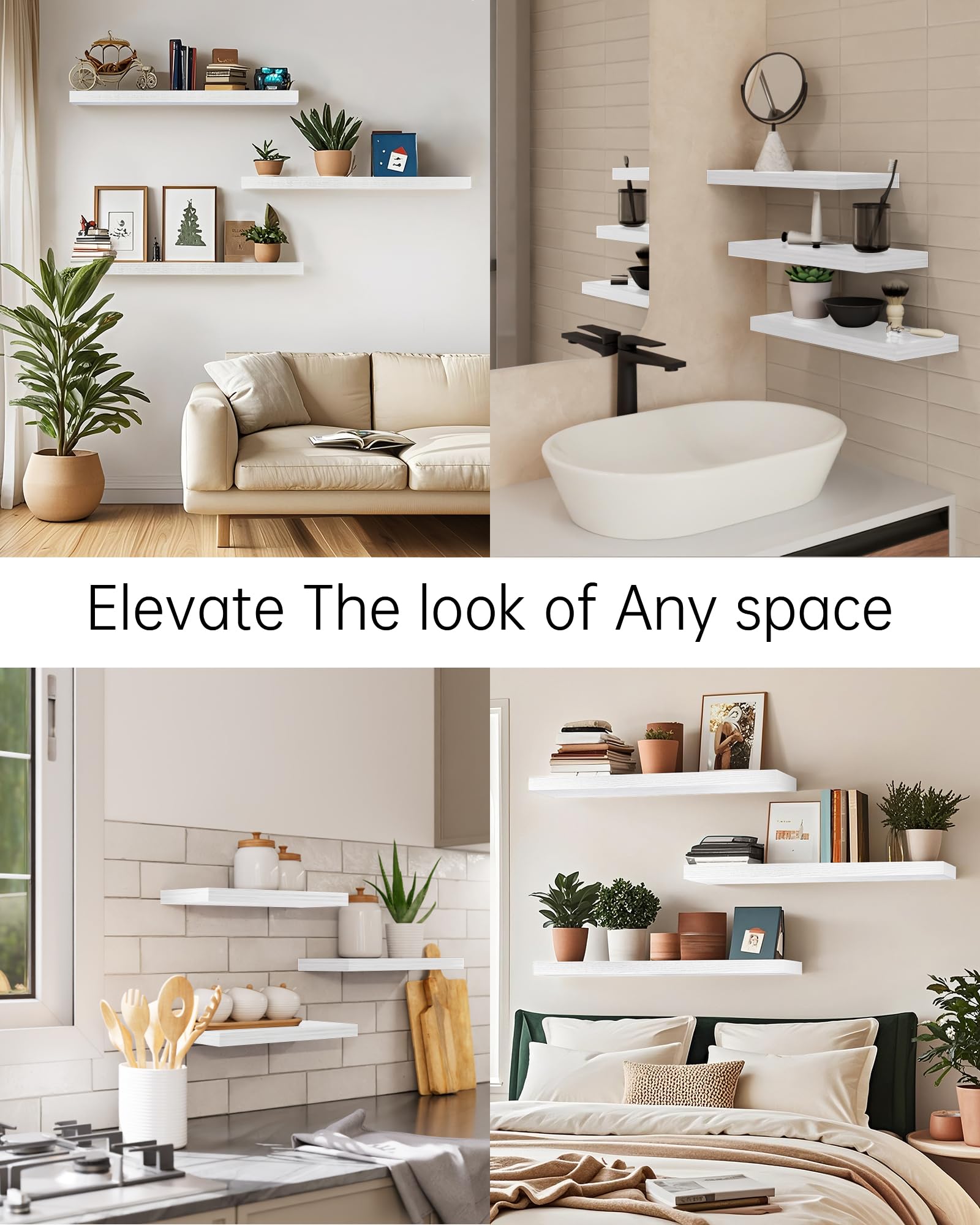 Bayka not solid wood color variation across shelves