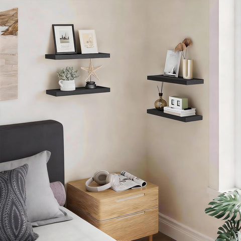 Bayka rock-solid brackets provide shelf support for stable daily use.