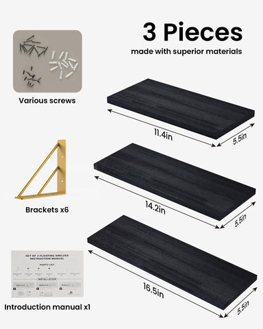 BAYKA shelves support up to 40 lbs per unit when mounted.