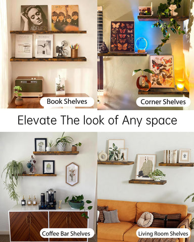 BAYKA shelves organizing and displaying books, decor, and plants.