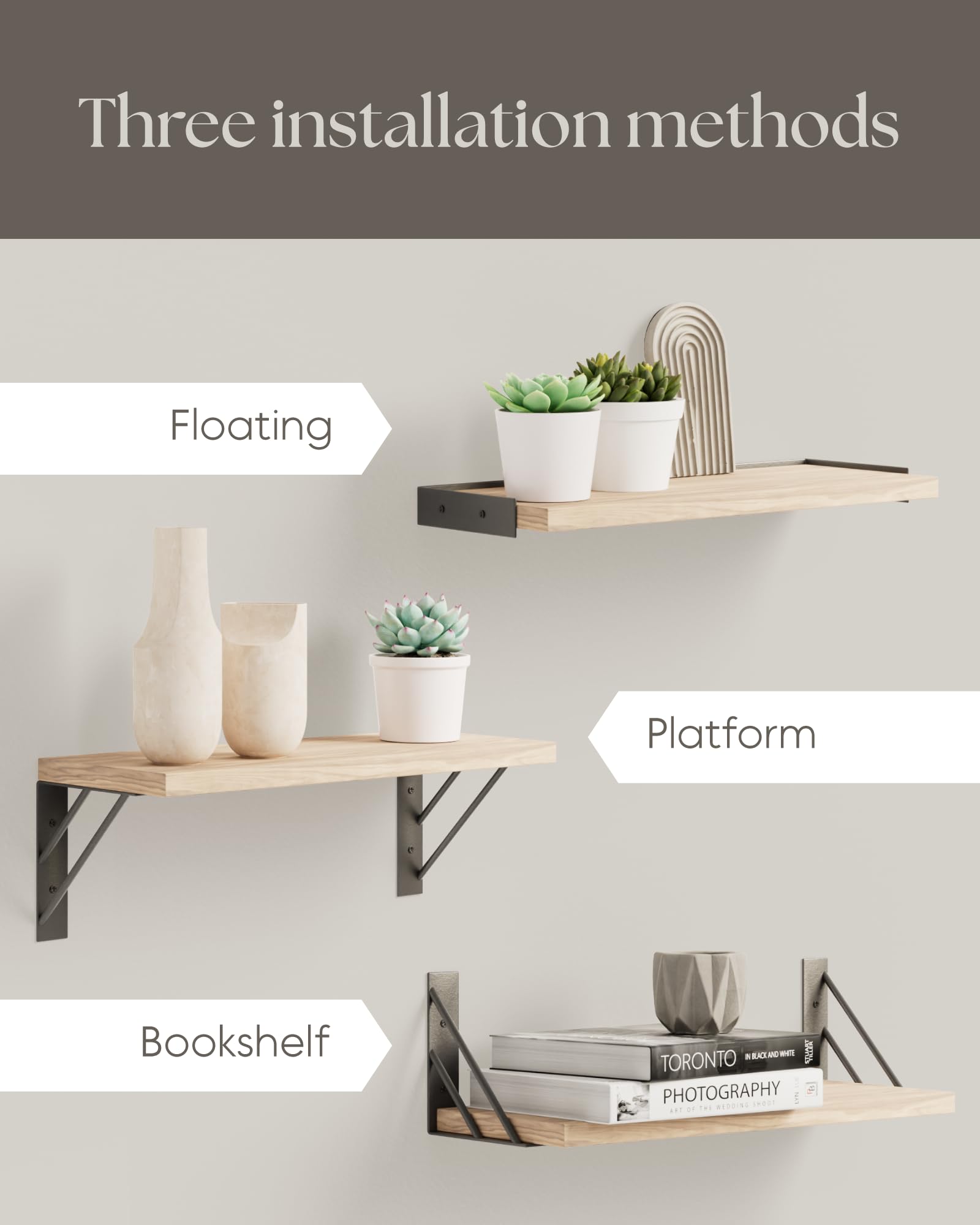 BAYKA wall shelves cat shelf use highlights pet-friendly space.