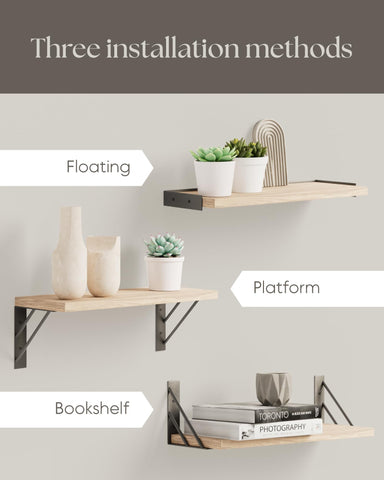 BAYKA wall shelves cat shelf use highlights pet-friendly space.