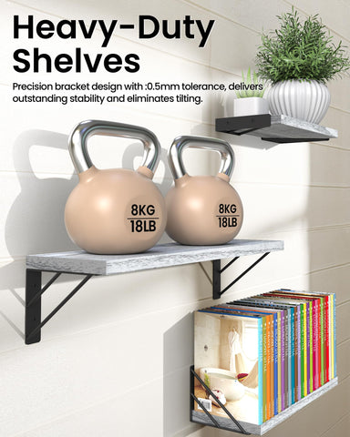 BAYKA wall shelves corner bathroom display saving space