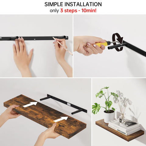 BAYKA easy-install hardware and level tool included for quick setup.