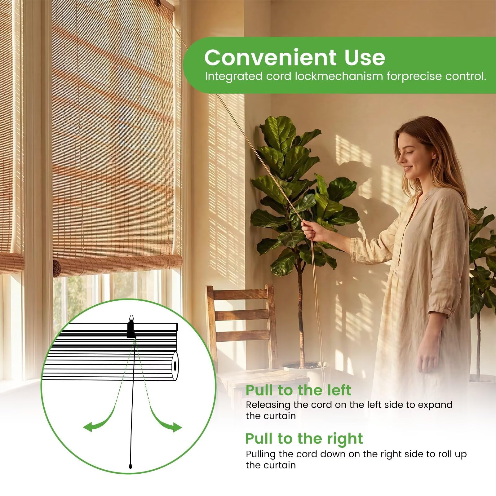 BAYUE custom-sized shades tailored to your windows