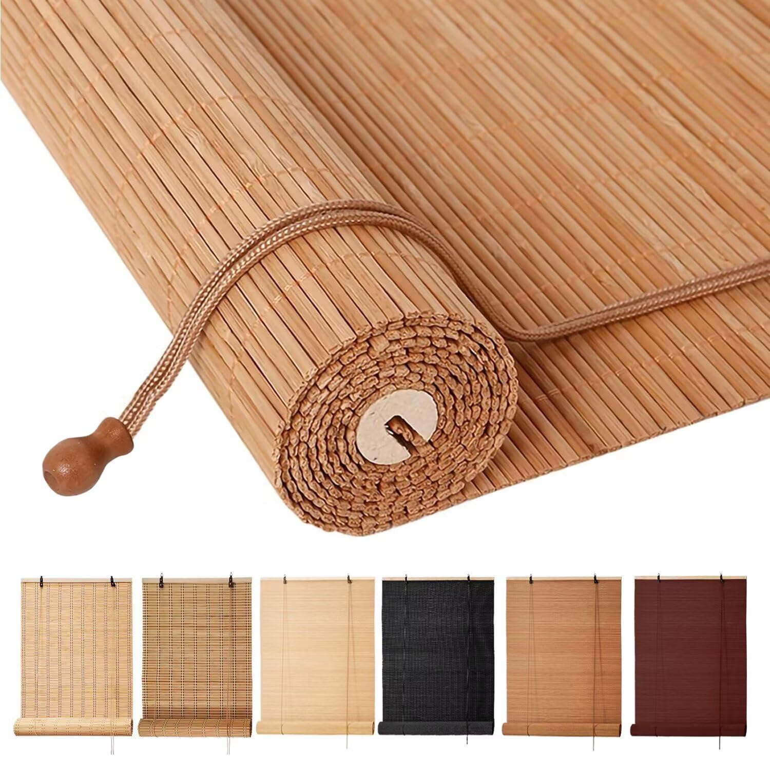 BAYUE bamboo blinds with easy installation for quick setup