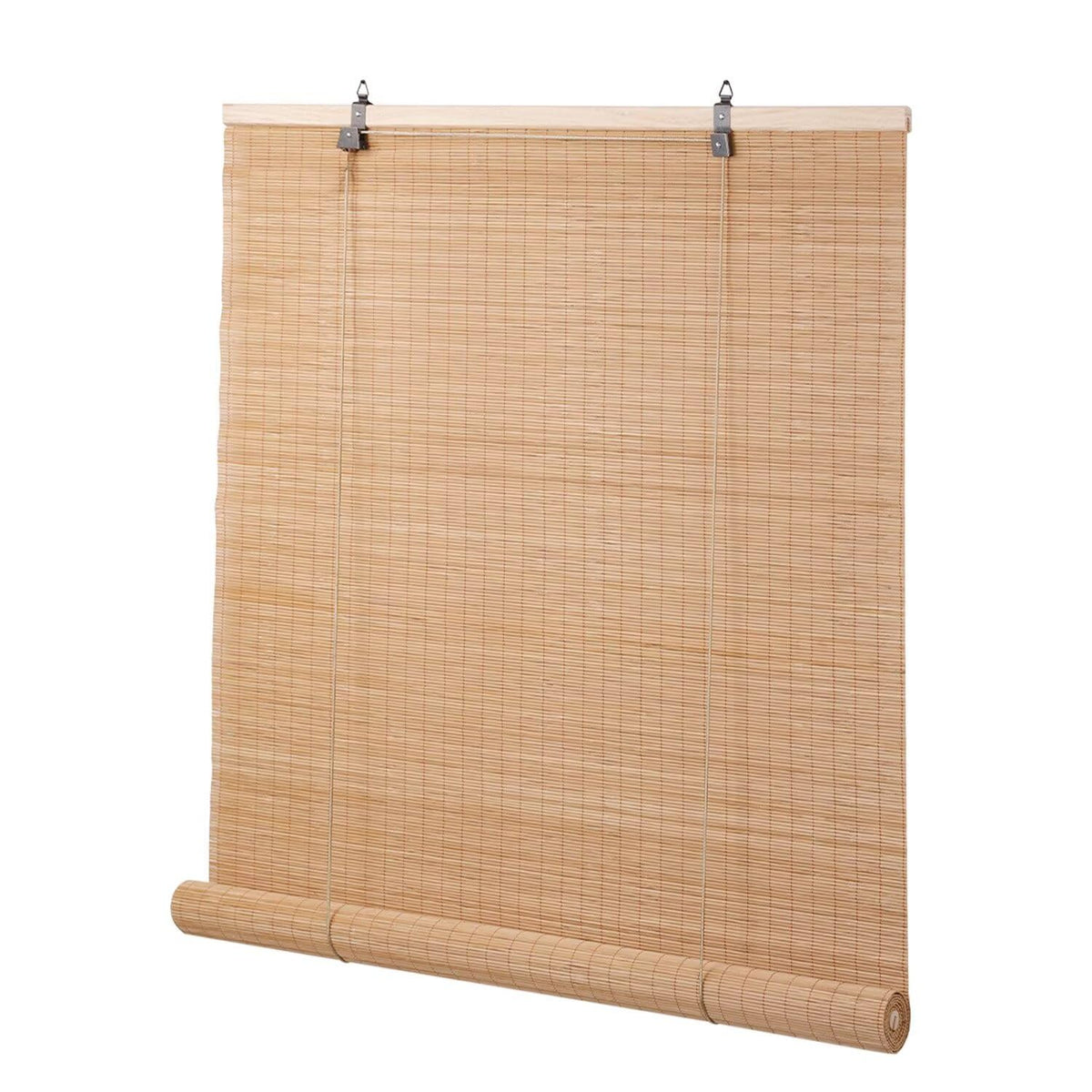 Bayue bamboo blinds in living room diffuse warm natural light
