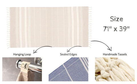 Bazaar Anatolia bath towel, soft and absorbent for spa-like moments