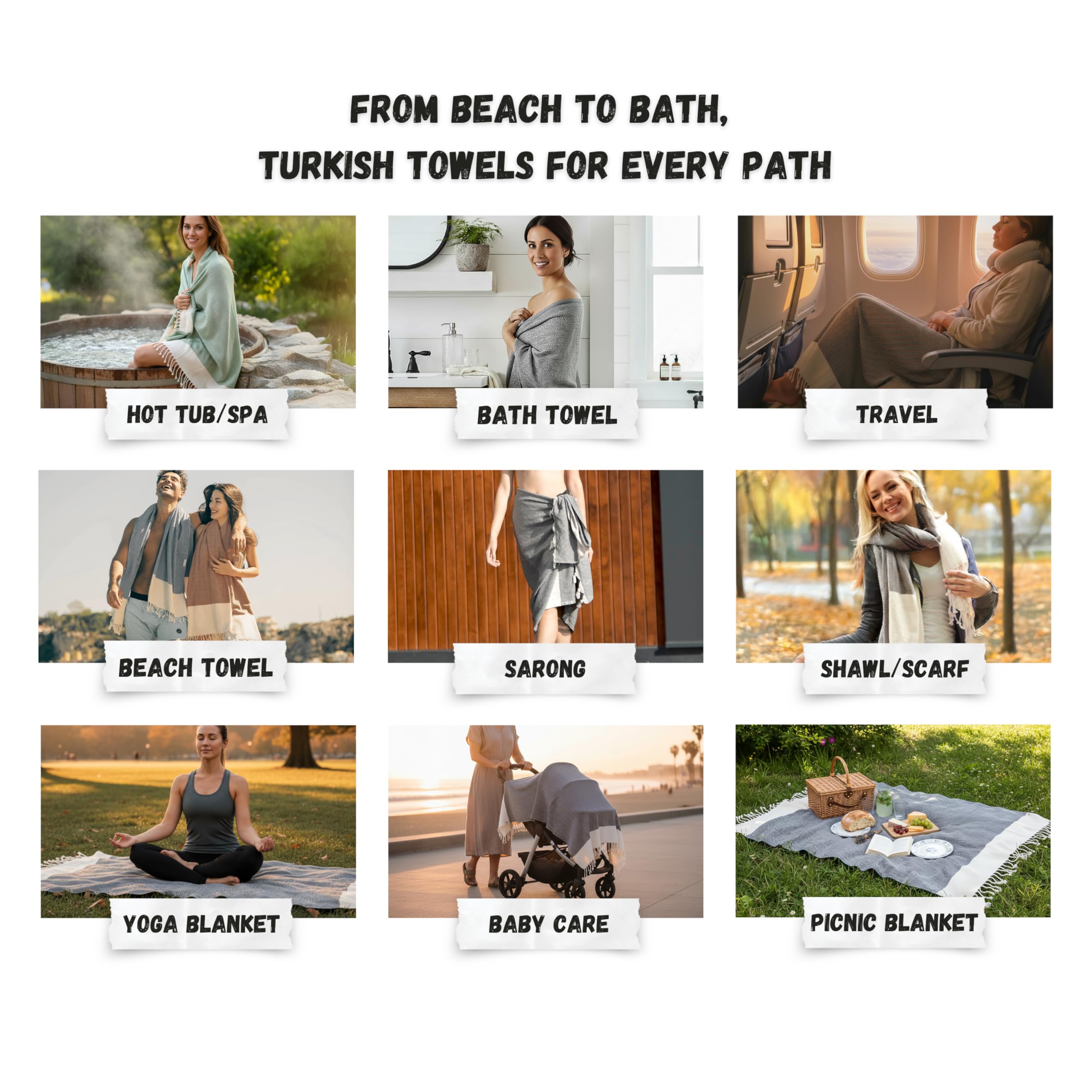 Bazaar Anatolia sand-free towel minimizes sand on skin and gear.