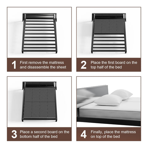 BBX-G bunkieboard with zippered housing for easy cleaning
