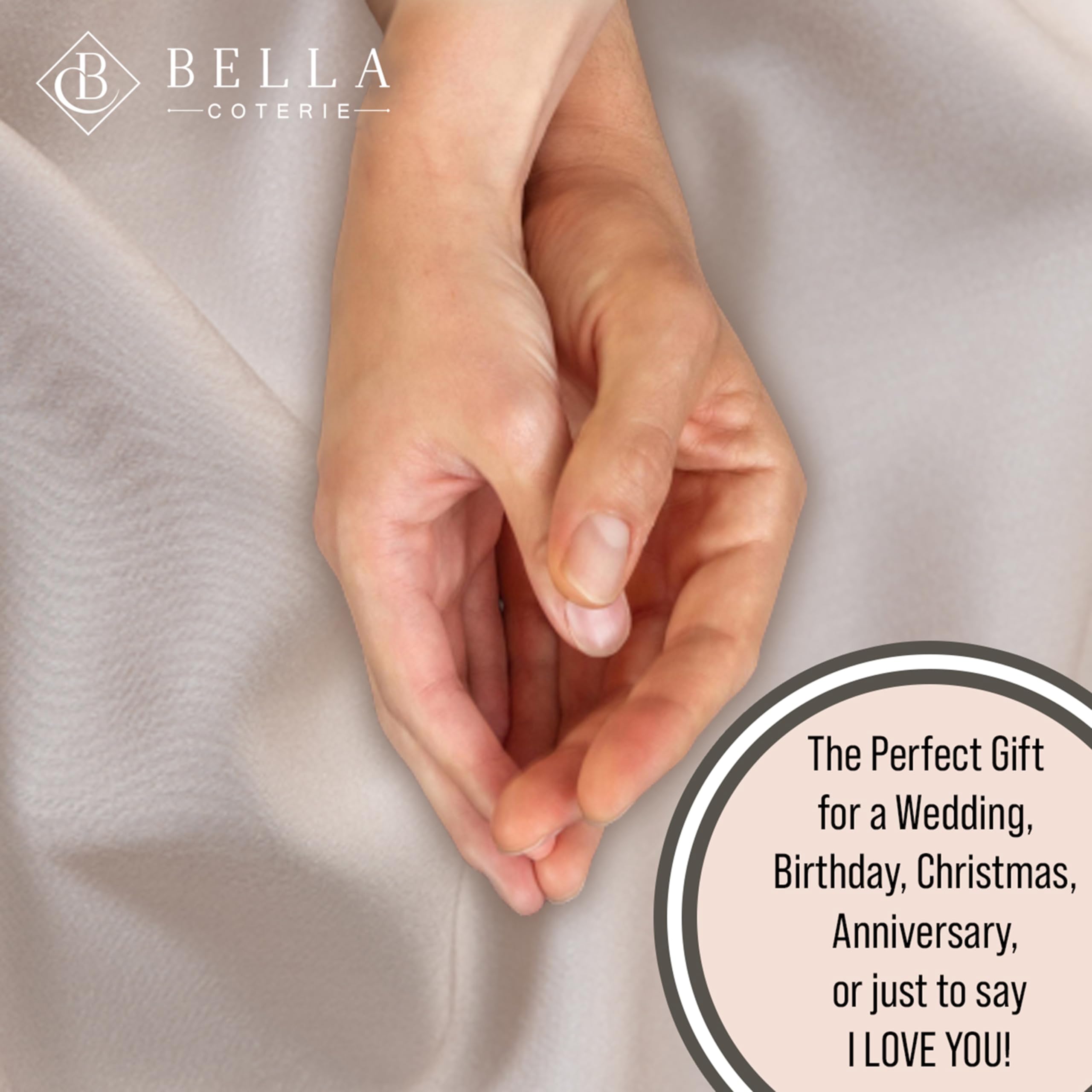 BC Bella Coterie bamboo pillowcases included for luxurious, coordinated bedding.