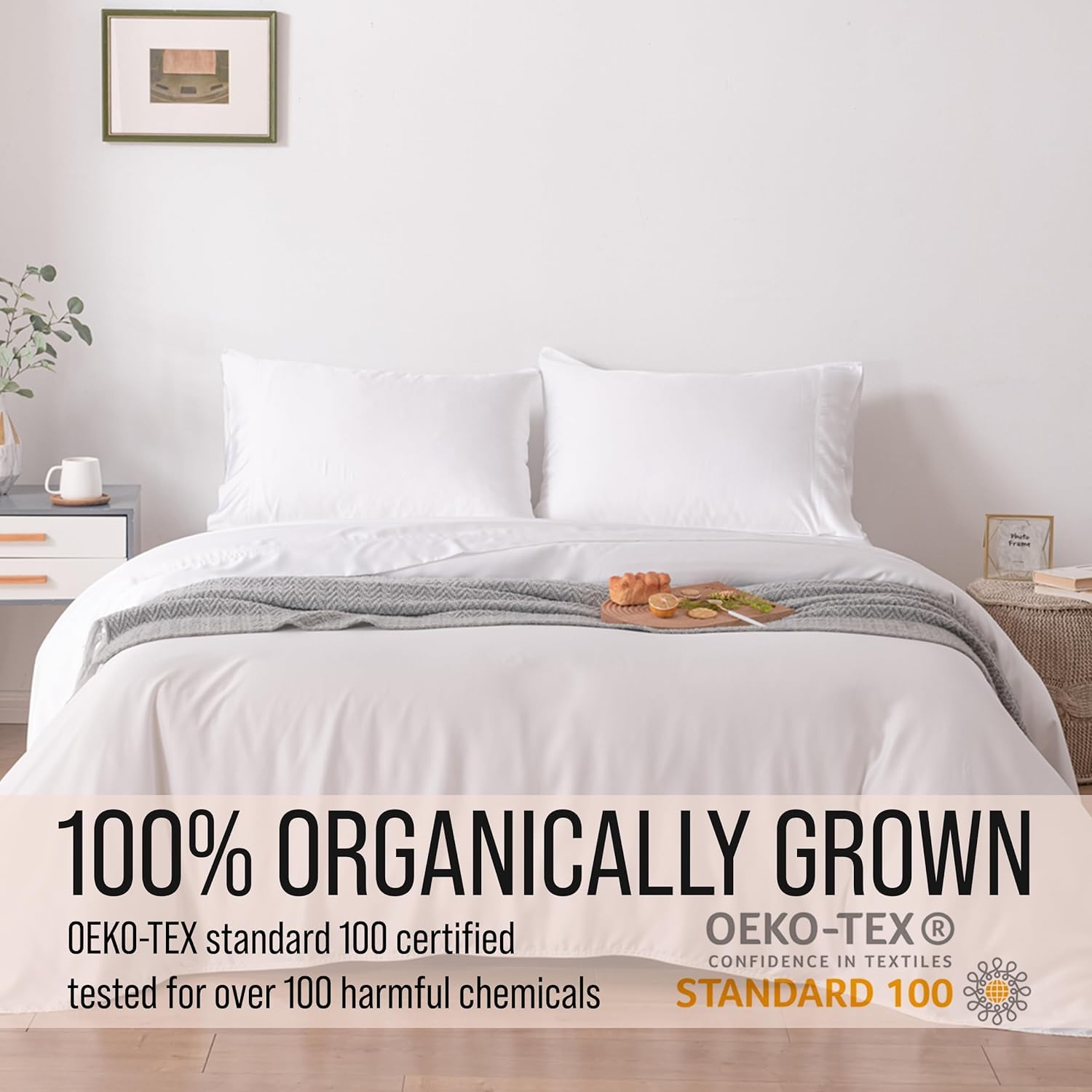 BC Bella Coterie OEKO-TEX certified pillowcase ensures chemical-free sleep