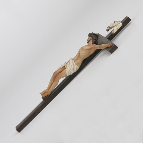 BC Buildclassic colorfast crucifix in stone resin lasts for years of devotional use at home.