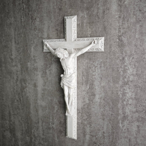 BC BUILDCLASSIC edge scrollwork accentuates the cross in an elegant display