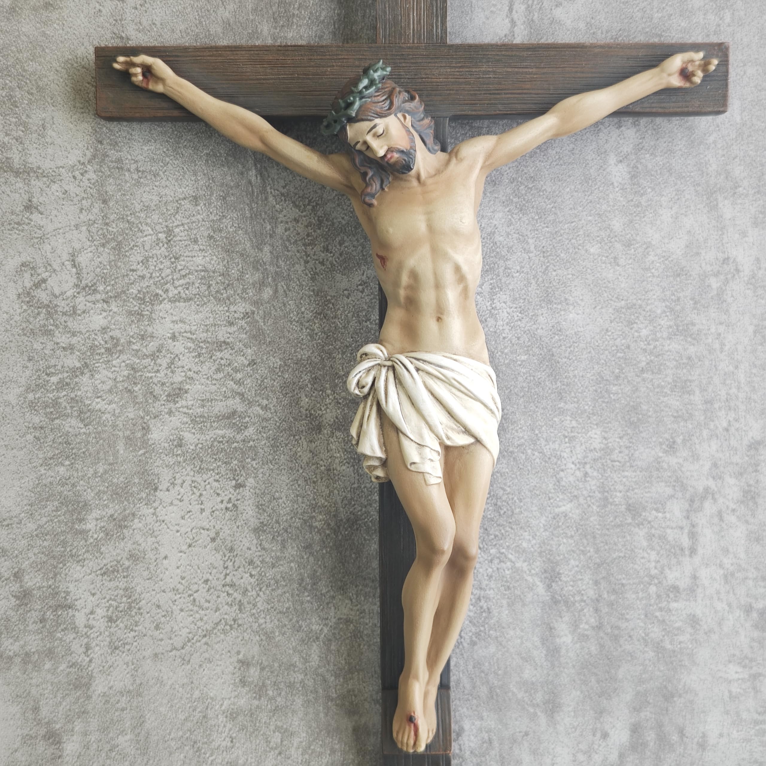 BC Buildclassic exclusive design crucifix, collector’s edition for display shelves or altars to inspire.