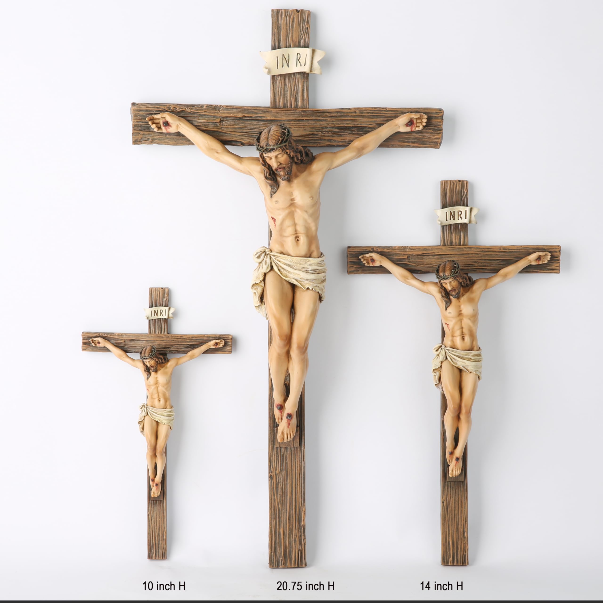BC BUILDCLASSIC 10-inch crucifix ideal as a thoughtful religious gift or display piece