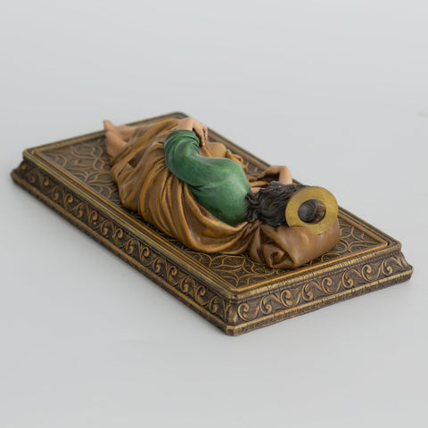 BC Buildclassic hand-painted Catholic statue with durable resin.