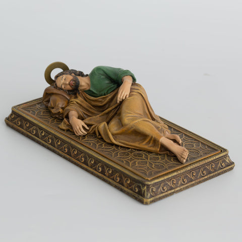 BC Buildclassic 8.8 inch Saint Joseph statue for desk or altar.