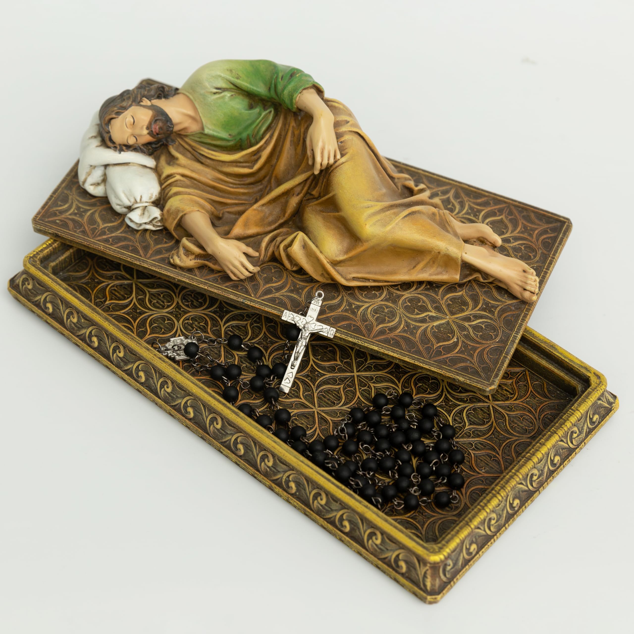 BC BuildClassic Sleeping St. Joseph statue in detailed pattern with classic finish.