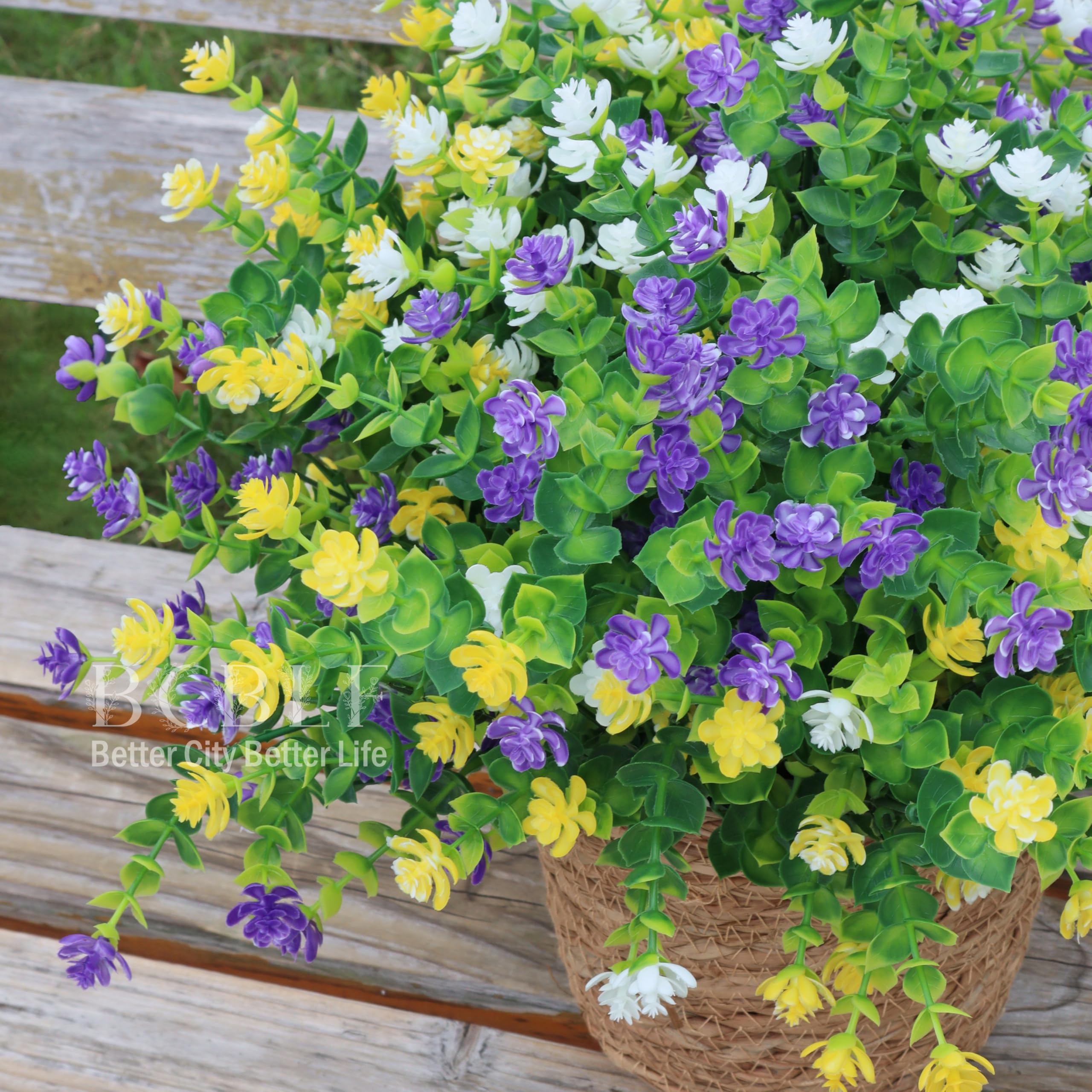 BCBLF realistic looking faux plants ideal for indoor living spaces