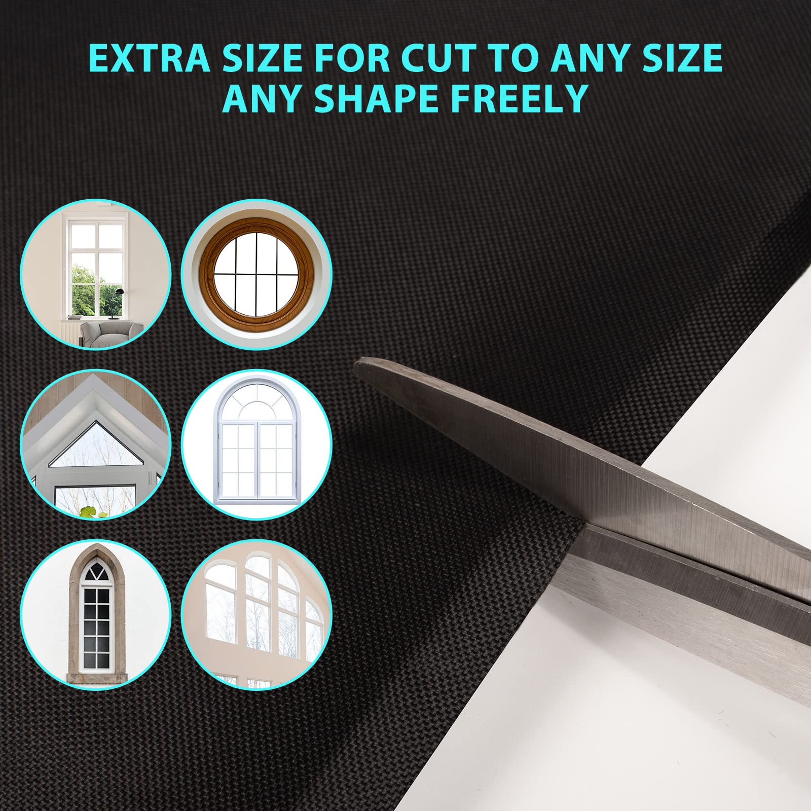 BCJJ blackout curtains no-drill install for easy setup