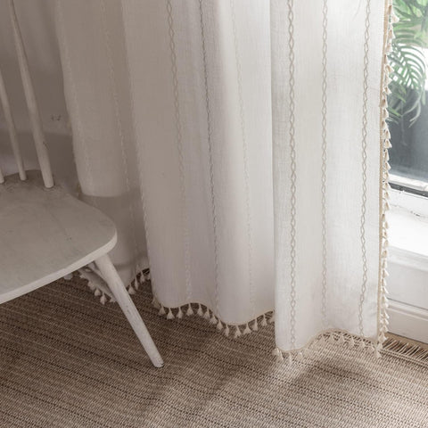 BCLBUSTE boho curtains with two panels, 52x84 inches, perfect for quick room refresh.
