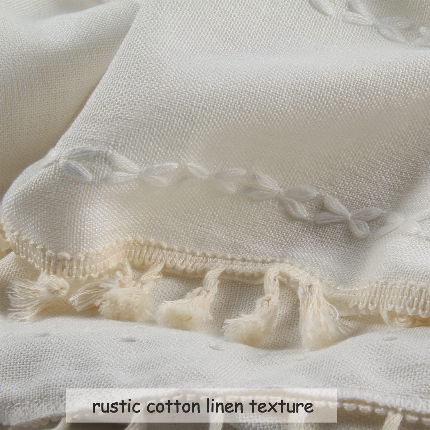 BCLBUSTE rod-pocket curtains install quickly and slide smoothly.