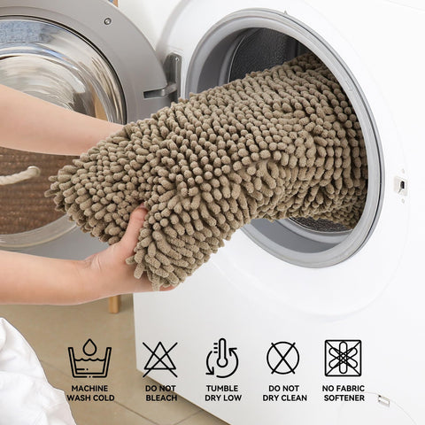 Bcoimo bath mat suits by sink or shower for compact spaces