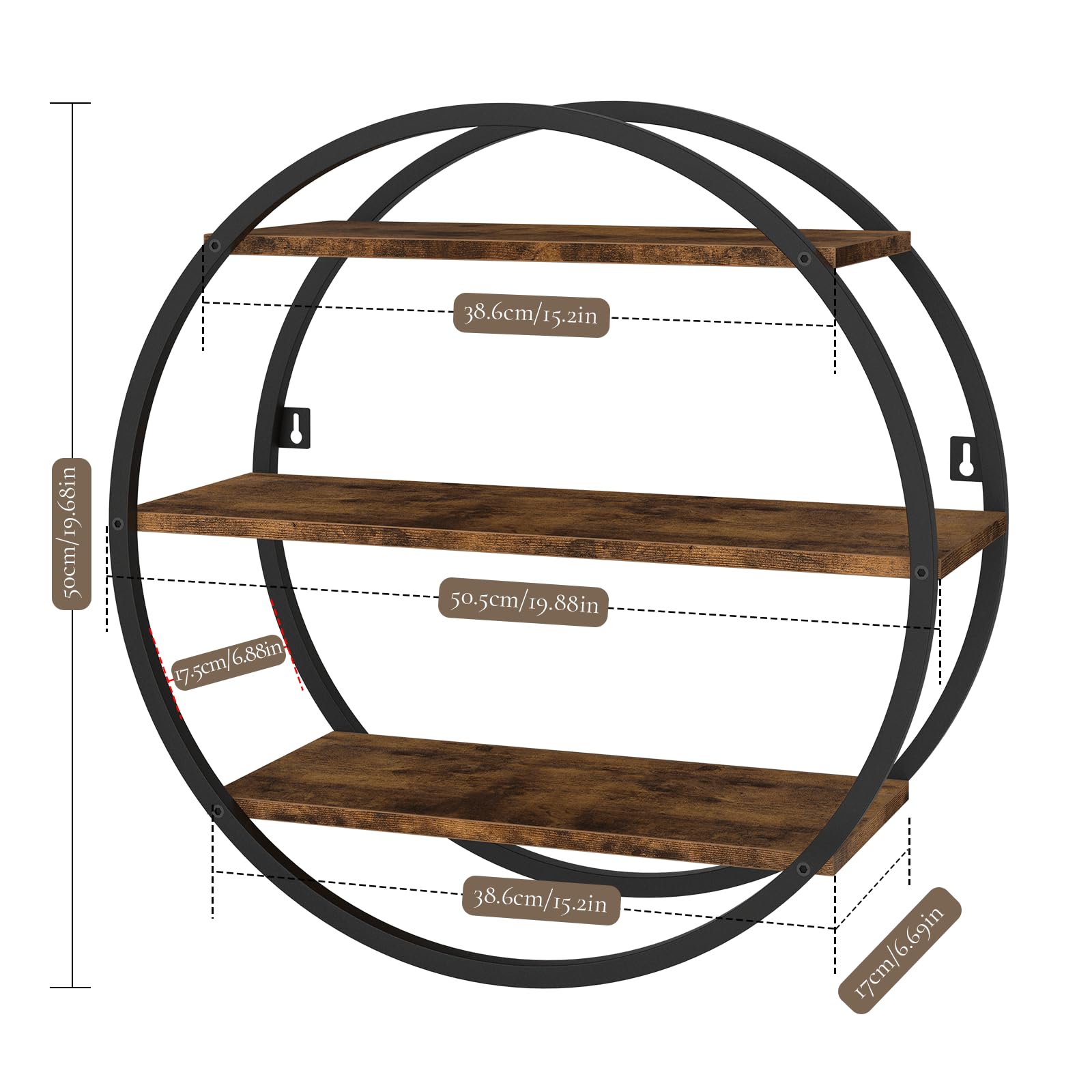 BCOZLUX kitchen spice rack shelf for organized jars.