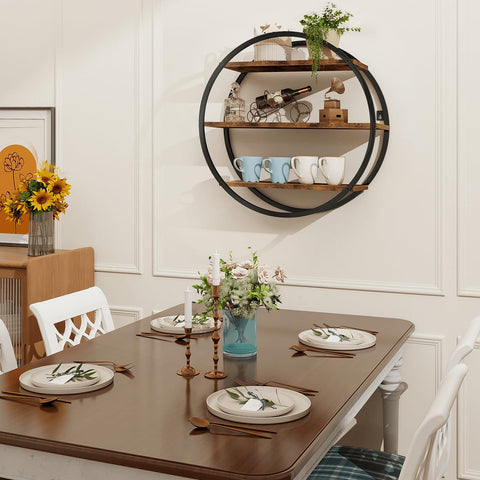 BCOZLUX wall-mounted shelf for entryway and living room.